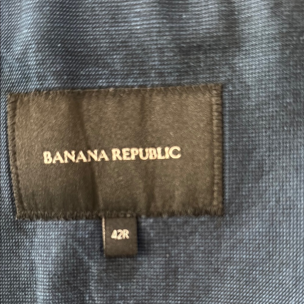 Banana Republic Blue Sport Coat Classic Tailored Style - Picture 2 of 6